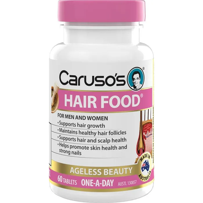 Caruso's Natural Health Hair Food | 60 Tablets