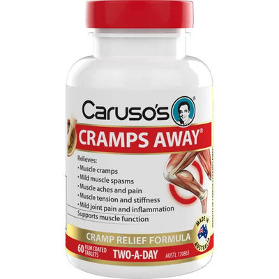 Caruso's Cramps Away | 60 Tablets