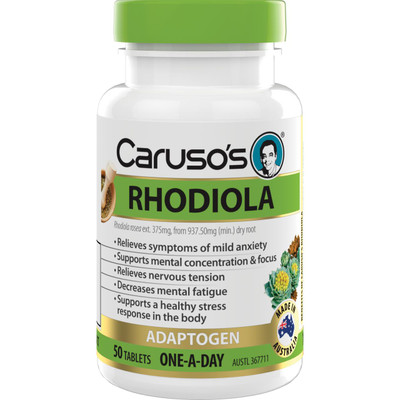 Caruso's Rhodiola | 50 Tablets  by Carusos available at SuperPharmacy Plus