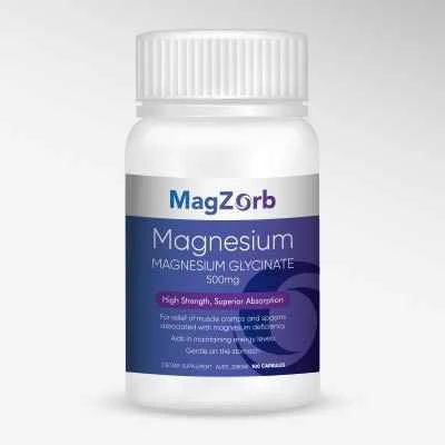 Magzorb Premium Magnesium Supplement 500mg 100 Caps Magzorb SuperPharmacyPlus