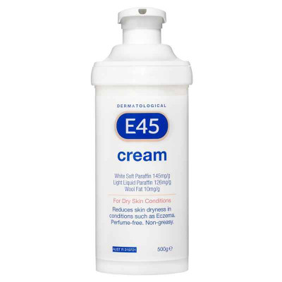 E45 Dermatological Cream Pump Pack 500g E45 SuperPharmacyPlus