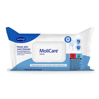 MoliCare Skin Moist Tissues Wipes | 50 Pack