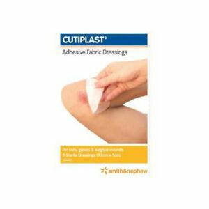 Cutiplast Conformable Fabric Dressing Strips 7.2cm x 5cm 5 Pack Smith and Nephew SuperPharmacyPlus
