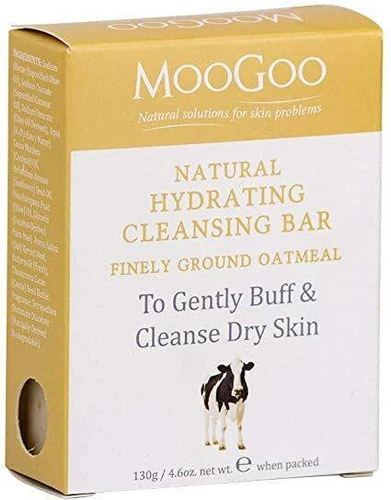 Moo Goo Finely Ground Oatmeal Hydrating Cleansing Bar 130g MooGoo SuperPharmacyPlus