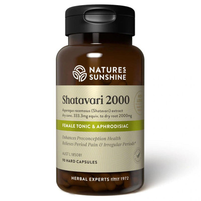 Natures Sunshine Shatavari 2000 | 90 Capsules  by  available at SuperPharmacy Plus