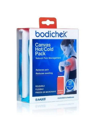Bodichek Hot and Cold Canvas Gel Pack Medium 13x28cm Bodicheck SuperPharmacyPlus