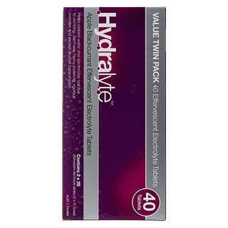 Hydralyte Effervescent Electrolyte Apple Blackcurrant 40 Tablets Care Pharmaceuticals SuperPharmacyPlus