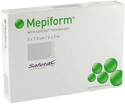 Mepiform Dressing 5cm x 7.5cm 5 Pack Molnlycke SuperPharmacyPlus
