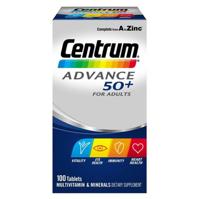 Centrum Advance 50 100 Tablets Centrum SuperPharmacyPlus