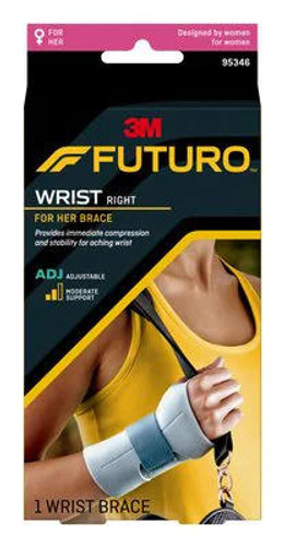 Futuro For Her Adjustable Wrist Brace or Right 95346ENR Futuro SuperPharmacyPlus
