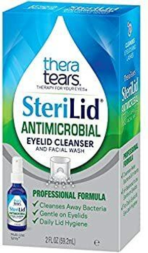 TheraTears Sterilid Antimicrobial Eyelid Cleanser and Facial Wash Thera Tears SuperPharmacyPlus