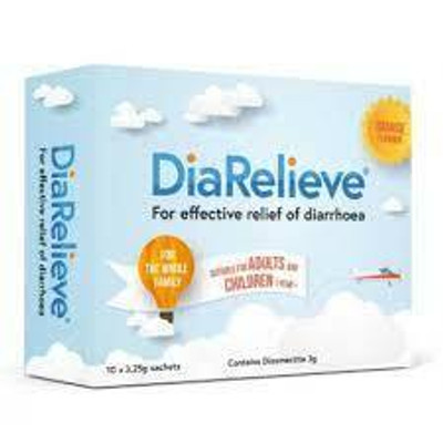 DiaRelieve 10x 3.25g Orange Flavoured Sachets AFT Pharmaceuticals SuperPharmacyPlus