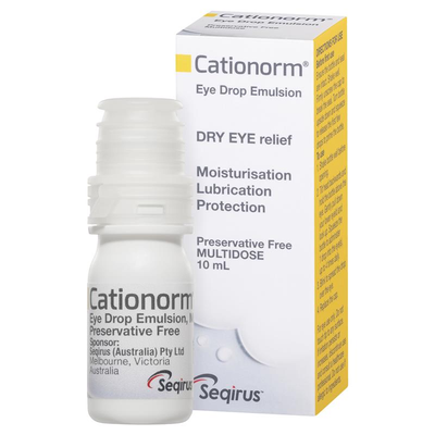 Cationorm Eye Drops Preservative Free Bottle | 10mL