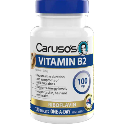 Caruso's Vitamin B2 100mg | 120 Tablets Caruso's Vitamin B2 100mg | 120 Tablets