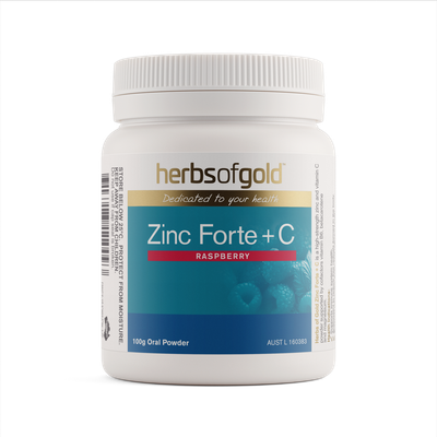 Herbs of Gold Zinc Forte + C 100g Powder