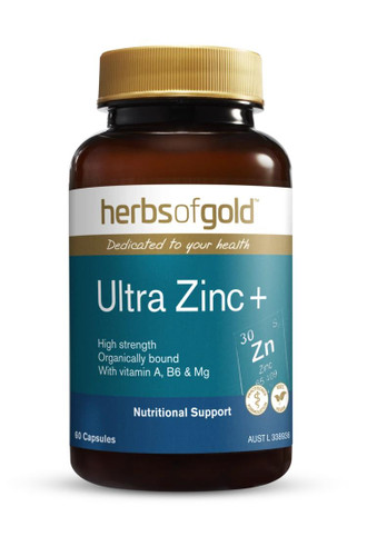 Herbs of Gold Ultra Zinc 60 Capsules Herbs of Gold SuperPharmacyPlus