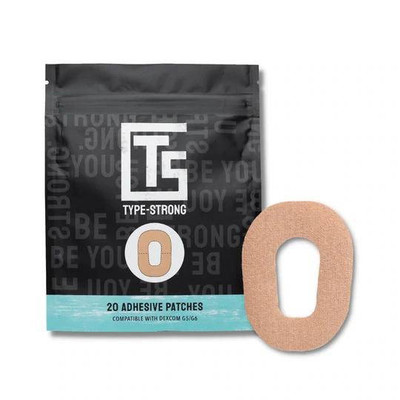 Dexcom CGM Adhesive Patch or Tan 20 pack Type Strong SuperPharmacyPlus