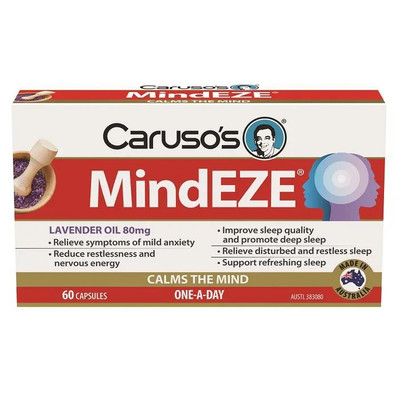 Carusos Mind EZE or 60 Tablets Carusos SuperPharmacyPlus