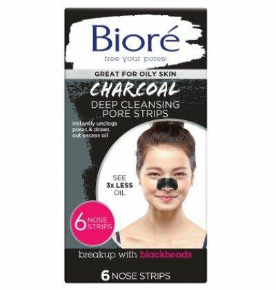 Biore Charcoal Deep Cleansing Pore Strips or 6 pack SuperPharmacyPlus