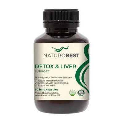 NATUROBEST Detox and Liver Support | 60 Capsules