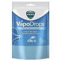 Vicks VapoDrops Cooling Peppermint or 24 Lozenges SuperPharmacyPlus