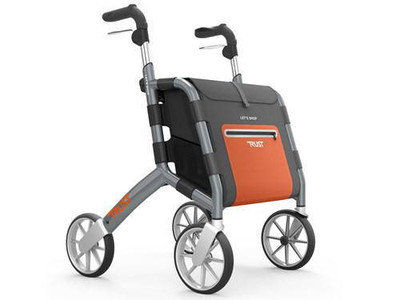 Trust Care XFRAME Lets Shop Rollator or Graphite Grey TrustCare SuperPharmacyPlus