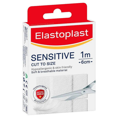 Elastoplast Sensitive Dressing Strips Cut To Size 1m x 6cm SuperPharmacyPlus