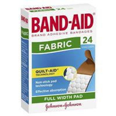 Johnsons Band-Aid Fabric Stips or 24 Pack Band-Aid SuperPharmacyPlus