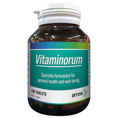 Vitaminorum 100 Tablets Arrow Pharma Pty Ltd SuperPharmacyPlus
