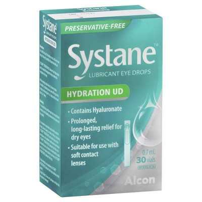 Systane Hydration Unit Dose Preservative Free Eye Drops or 0.7mL x 30 SuperPharmacyPlus