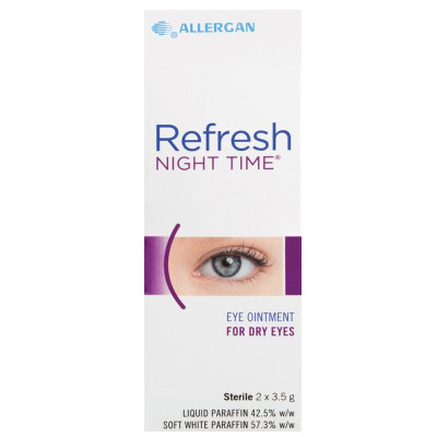 Refresh Night Time Eye Ointment or 2 x 3.5g Refresh Plus SuperPharmacyPlus
