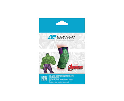 Donjoy Marvel Elastic Knee Sleeve Paediatric or Hulk DonJoy SuperPharmacyPlus
