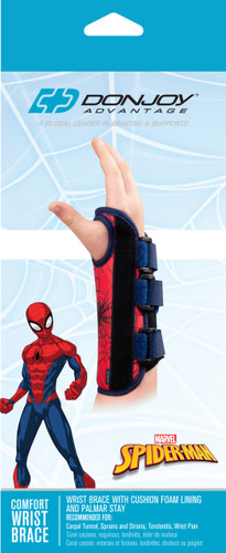 Donjoy Marvel Youth Wrist Brace or Right Wrist or Spiderman DonJoy SuperPharmacyPlus