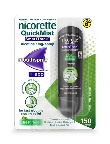 Nicorette Quickmist Smart Track Single Spray SuperPharmacyPlus