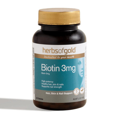 Herbs of Gold Biotin 3mg or 60 Tablets SuperPharmacyPlus