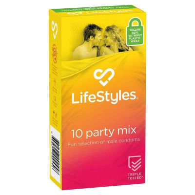 LifeStyles Condom Party Mix or 10 Pack Lifestyles SuperPharmacyPlus