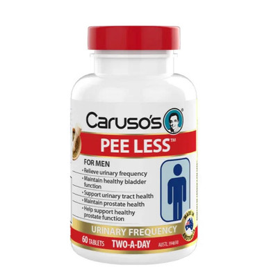 Caruso's Pee Less for Men | 60 Tablets  Carusos SuperPharmacyPlus