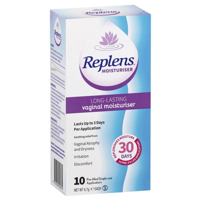 Replens Long Lasting Vaginal Moisturiser 10 Pack  by  available at SuperPharmacy Plus