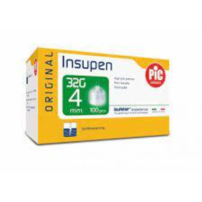 Insupen 4mm 32G Pen Needle | 100  by spirit healthcare available at SuperPharmacy Plus