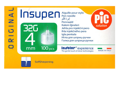 Insupen 4mm 32G Pen Needle | 100  by spirit healthcare available at SuperPharmacy Plus