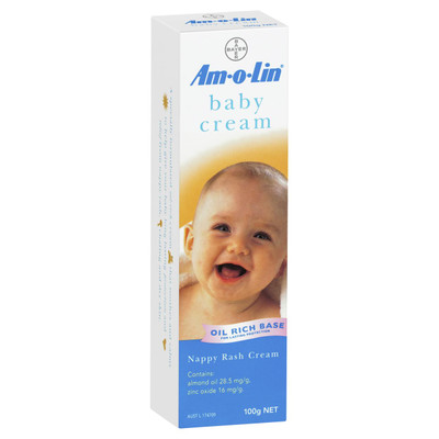 Amolin Nappy Rash Baby Cream 100g  by Bayer available at SuperPharmacy Plus