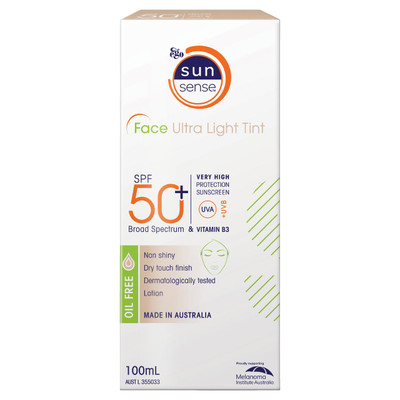 Ego SunSense Ultra Light Tint SPF50+ 100mL  by Ego Pharmaceuticals available at SuperPharmacy Plus