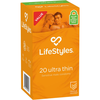 LifeStyles Condoms Ultra Thin | 20 Pack  by  available at SuperPharmacy Plus