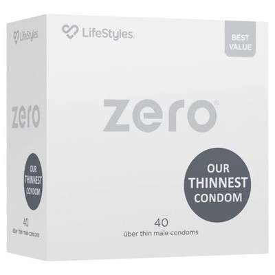 LifeStyles Zero Uber Thin Condoms | 40 Pack  by  available at SuperPharmacy Plus