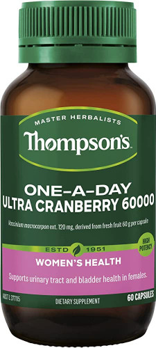 Thompsons One-a-day Ultra Cranberry 60000mg 60 Caps  by  available at SuperPharmacy Plus