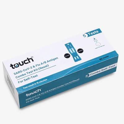 TouchBio Covid-19/Flu A/B Rapid Antigen 5 pack  by  available at SuperPharmacy Plus