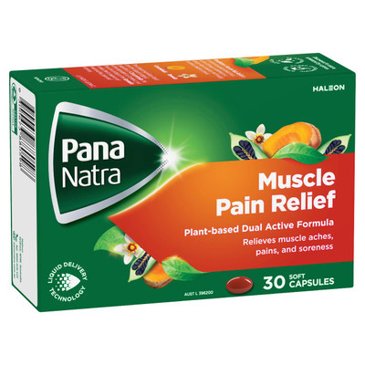 Pana Natra Muscle Pain Relief 30 Capsules  by  available at SuperPharmacy Plus