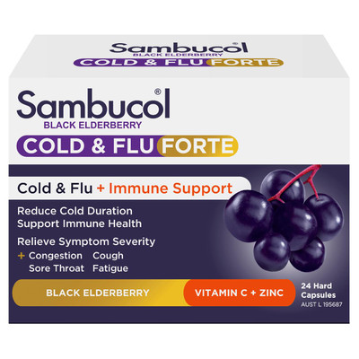 Sambucol Cold & Flu Forte 24S  by  available at SuperPharmacy Plus