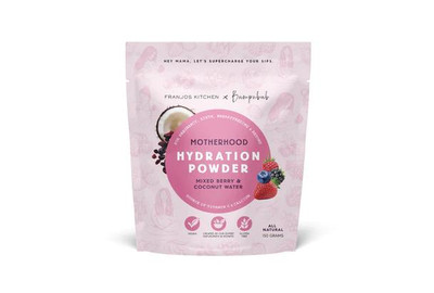 Franjos Motherhood Hydration Powder Berry 150g  by  available at SuperPharmacy Plus