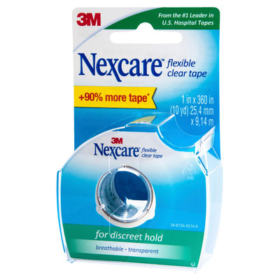 Nexcare Flexible Clear Tape Dispenser 25mm  by  available at SuperPharmacy Plus